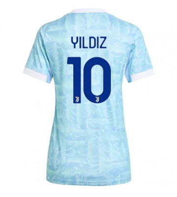 Juventus Kenan Yildiz #10 Udebanetrøje Dame 2025-26 Kortærmet